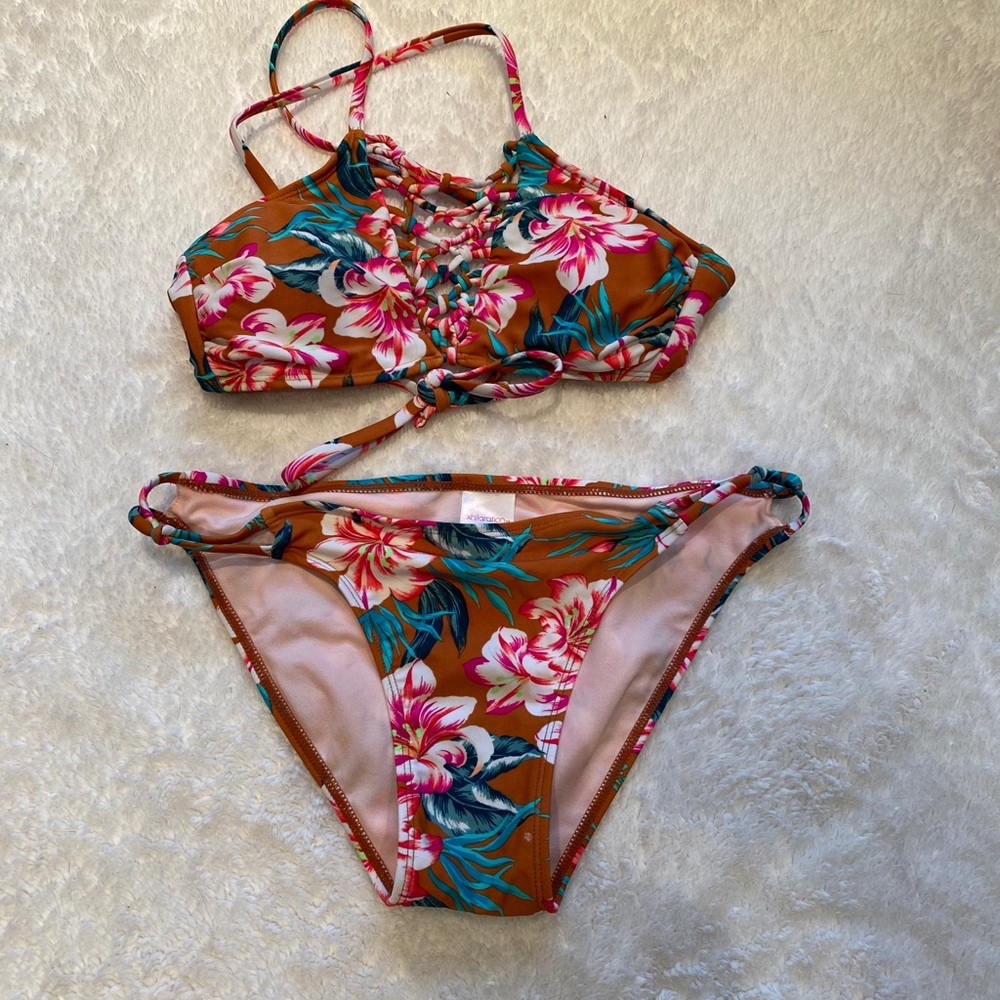 Women’s target bathing suit